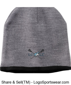 Port & Company Knit Beanie Cap Design Zoom